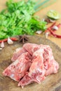 Raw pork ribs Royalty Free Stock Photo