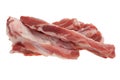 Raw pork ribs - raw meat Royalty Free Stock Photo