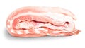 Raw Pork Ribs On A Roll Lying On Its Side Royalty Free Stock Photo