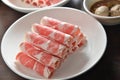 Raw pork roll Royalty Free Stock Photo