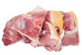 Raw pork sliced Royalty Free Stock Photo