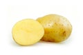 Raw potato isolated on white Royalty Free Stock Photo