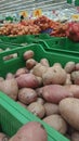 Raw potatoes Royalty Free Stock Photo