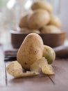 Raw potatoes