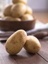 Raw potatoes