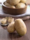 Raw potatoes