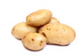 Raw potatos one Royalty Free Stock Photo