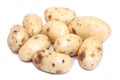 Raw potatos three Royalty Free Stock Photo