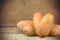 Raw Potatos Royalty Free Stock Photo