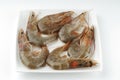 Raw prawns Royalty Free Stock Photo