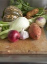 Raw produce - winter vegetables Royalty Free Stock Photo