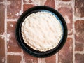 Raw puff pastry cake Royalty Free Stock Photo