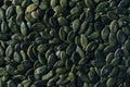 Raw pumpkin seed top view Royalty Free Stock Photo