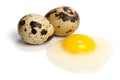 Raw quail eggs Royalty Free Stock Photo