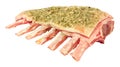 Raw Rack Of Lamb Cutlets Royalty Free Stock Photo
