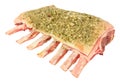 Raw Rack Of Lamb Cutlets Royalty Free Stock Photo
