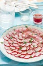 Raw Radish Carpaccio Salad