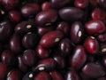 Raw red beans. Close up. Top view. Royalty Free Stock Photo