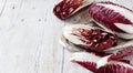 Raw red chicory Royalty Free Stock Photo
