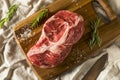 Raw Red Grass Fed Chuck Beef Roast Royalty Free Stock Photo