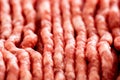 Ground meat closeup