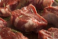 Raw Red Lamb Chops Royalty Free Stock Photo