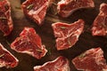 Raw Red Lamb Chops