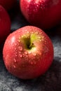 Raw Red Organic PInk Lady Apples Royalty Free Stock Photo