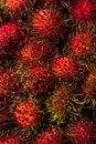 Raw Red Organic Rambutan Fruit