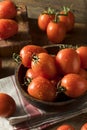 Raw Red Organic Roma Tomatoes