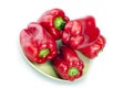 Raw Red Paprikas Royalty Free Stock Photo