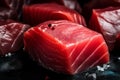 Raw red tuna. Generate ai