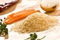 Raw rice Royalty Free Stock Photo