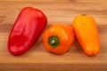 Raw ripe paprika peppers
