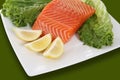Raw Salmon Royalty Free Stock Photo