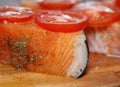 Raw Salmon fillets