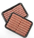 Raw Sausage Links Royalty Free Stock Photo
