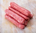 Raw sausages llonganissa