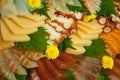 Raw Seafood Sashimi Royalty Free Stock Photo