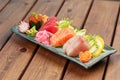Raw Seafood selections Royalty Free Stock Photo