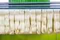 Raw silk thread Royalty Free Stock Photo