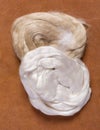 Raw silk Royalty Free Stock Photo