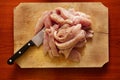 Raw skinless chicken breast fillets Royalty Free Stock Photo