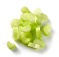 Raw sliced celery Royalty Free Stock Photo
