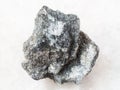 raw Soapstone stone ( talc - schist ) on white Royalty Free Stock Photo