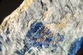 Raw sodalite Royalty Free Stock Photo