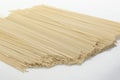 Raw Somen Noodle, Japanese White Noodle Royalty Free Stock Photo