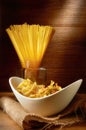 Raw Spaghetti Royalty Free Stock Photo