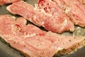 Raw steak meat Royalty Free Stock Photo