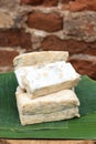 Raw Tempeh Gembus, Soft Tempeh made from Tofu Pulp Dregs